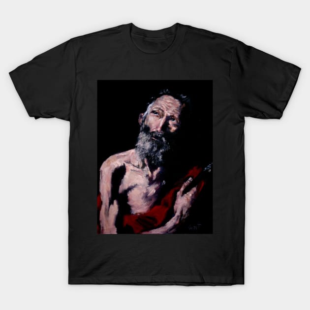 Saint Jerome after Jusepe de Ribera T-Shirt by mvanzant